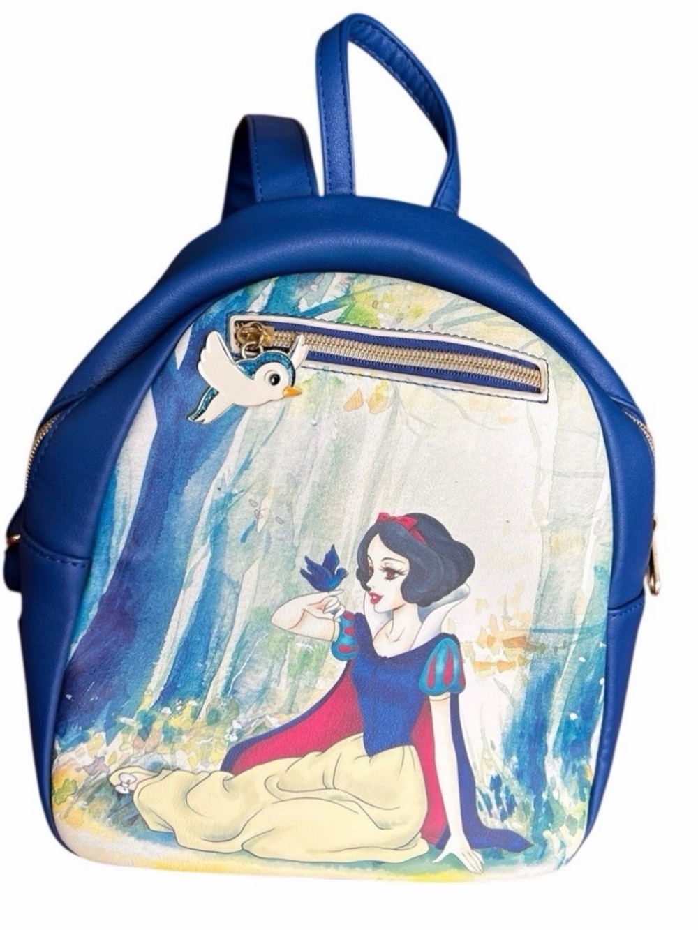 Loungefly Blue Snow White Illustration Mini Backpack
